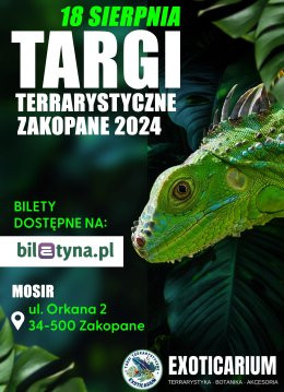 Zakopane Wydarzenie Targi EXOTICARIUM Targi Terrarystyczne Zakopane