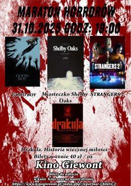 Zakopane Wydarzenie Film w kinie Maraton Horrorów 31.10.2025 Kino "Giewont"